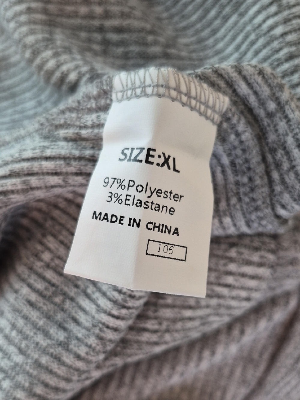 Button Front Cardigan Sweater Gray Size XL - Picture 4 of 5